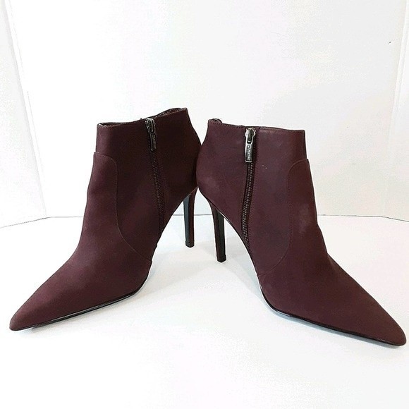 Colin Stuart Victoria’s Secret Women’s Suede Leather Stiletto Ankle Boots US 6 - Picture 3 of 15